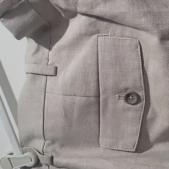 Kenneth Cole linen Solid pants - new - Picture 6 of 7